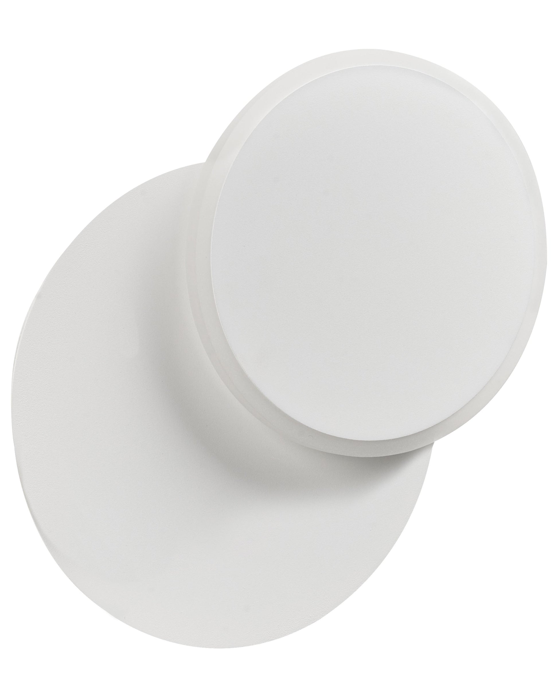  Set Of 2 Wall Lamps SEMNON LED Metal White