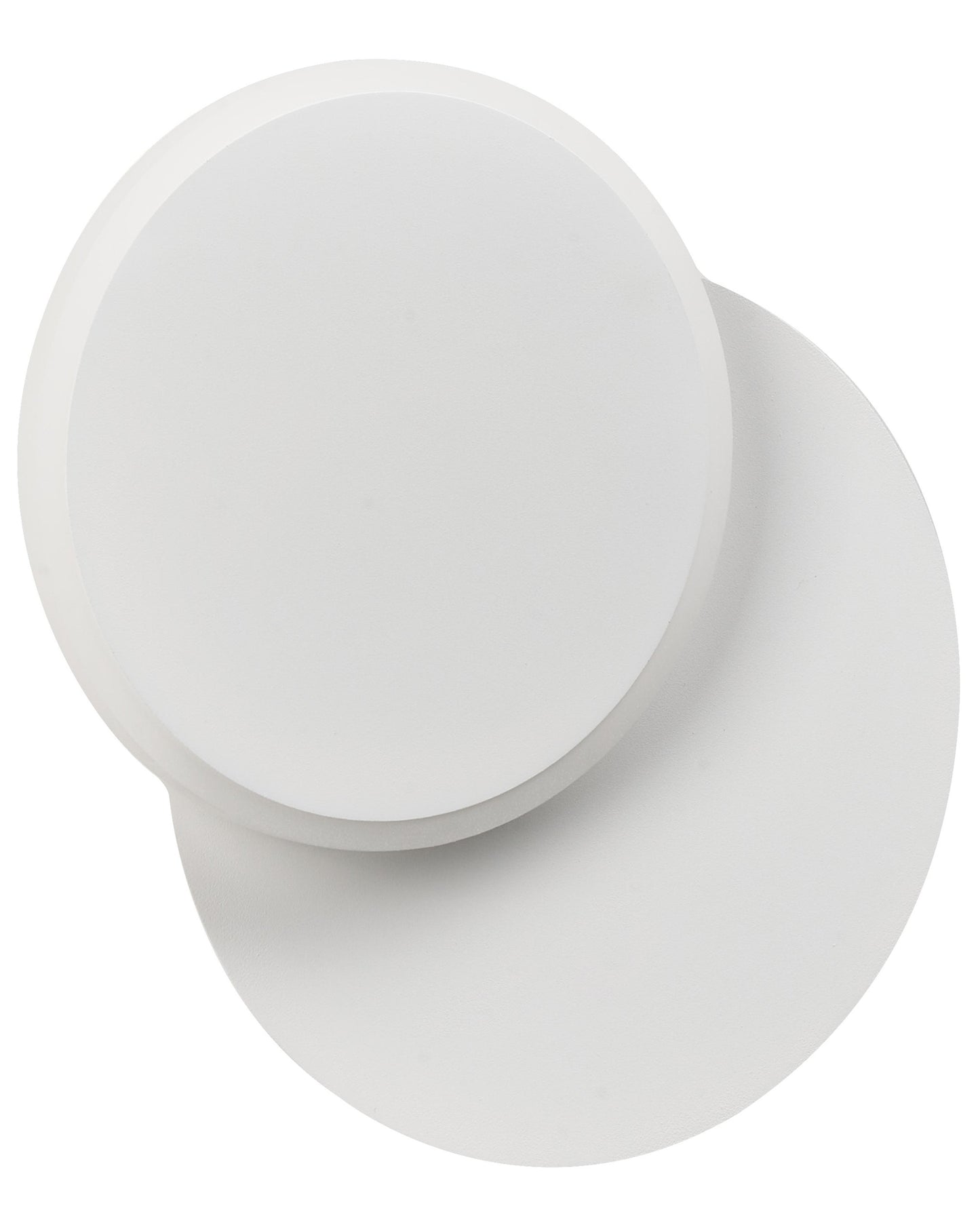  Set Of 2 Wall Lamps SEMNON LED Metal White
