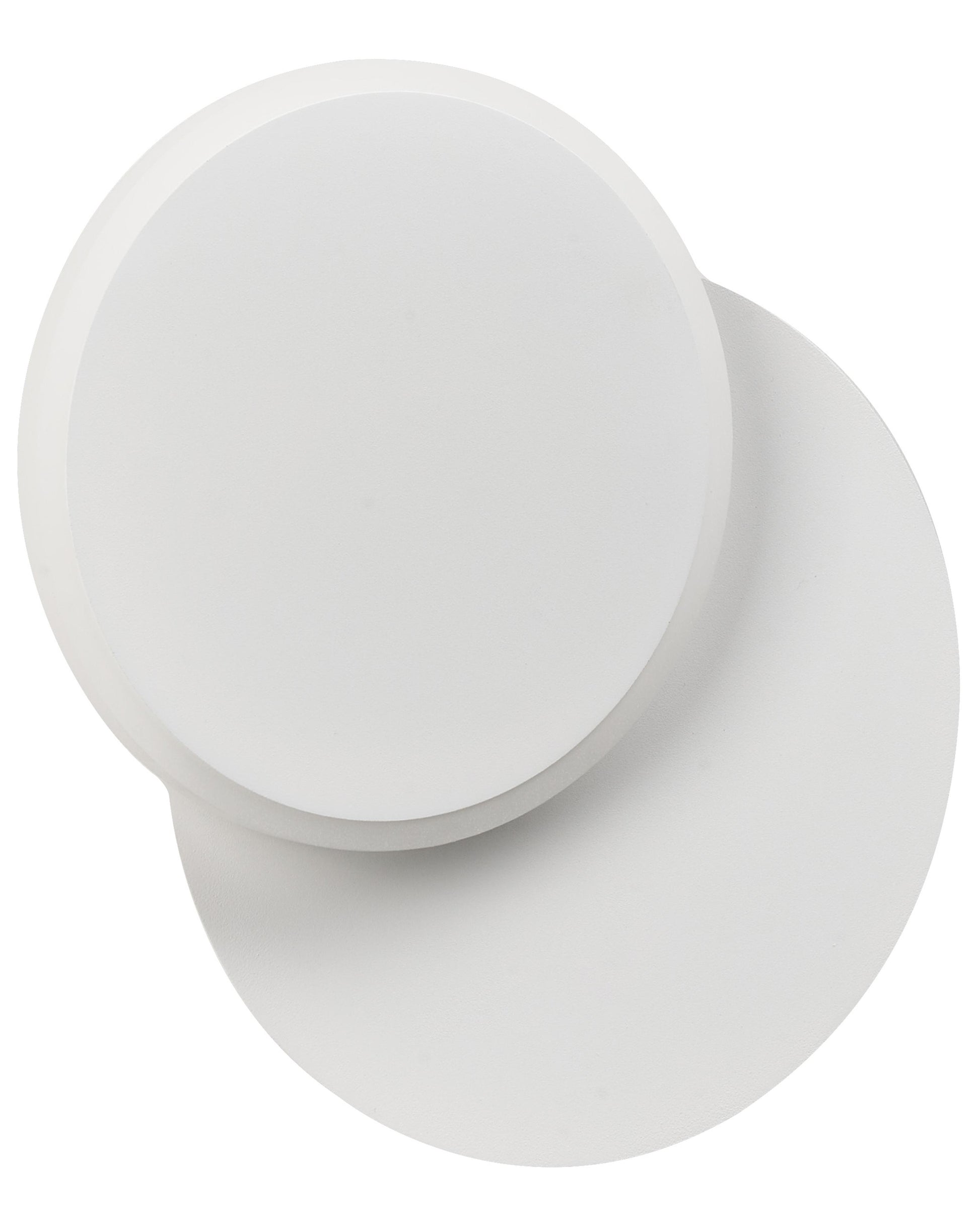  Set Of 2 Wall Lamps SEMNON LED Metal White