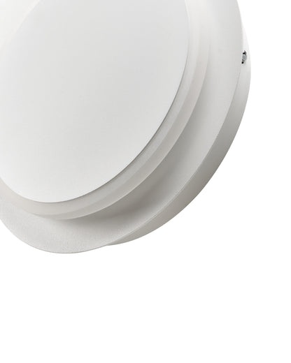  Set Of 2 Wall Lamps SEMNON LED Metal White