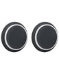  Set Of 2 Wall Lamps SEMNON LED Metal Black