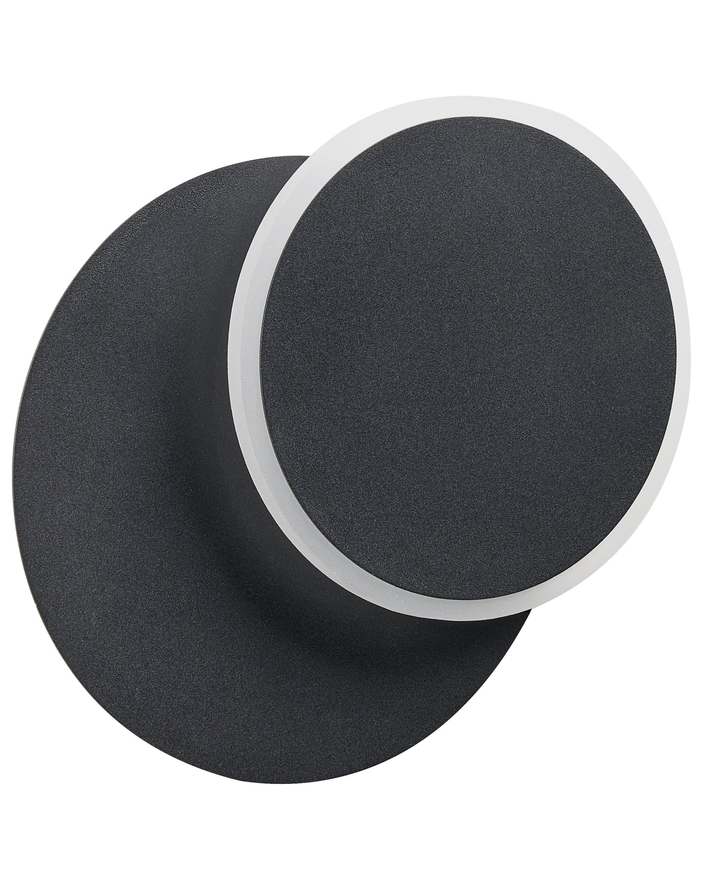  Set Of 2 Wall Lamps SEMNON LED Metal Black