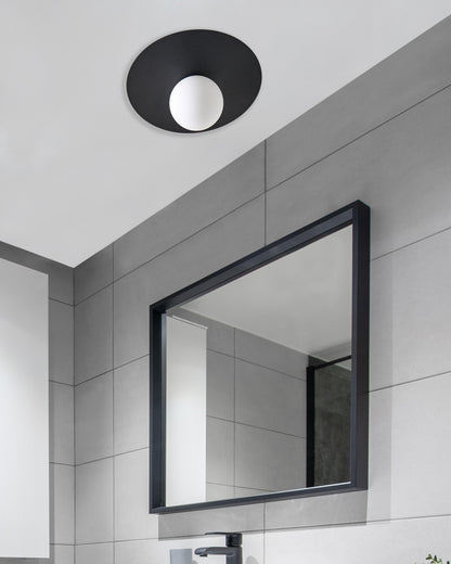  Ceiling Lamp TARDES Metal Black