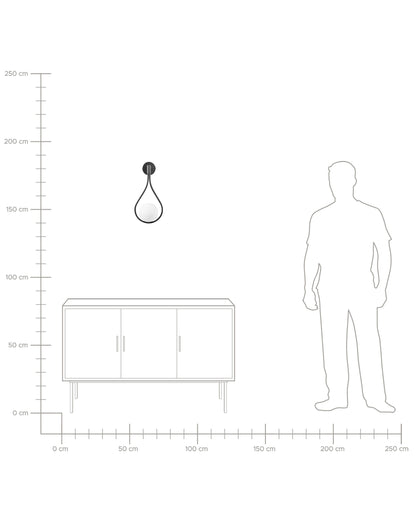  Wall Lamp AUROUE Metal Black
