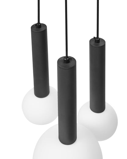  Pendant Lamp BOUES Metal Black