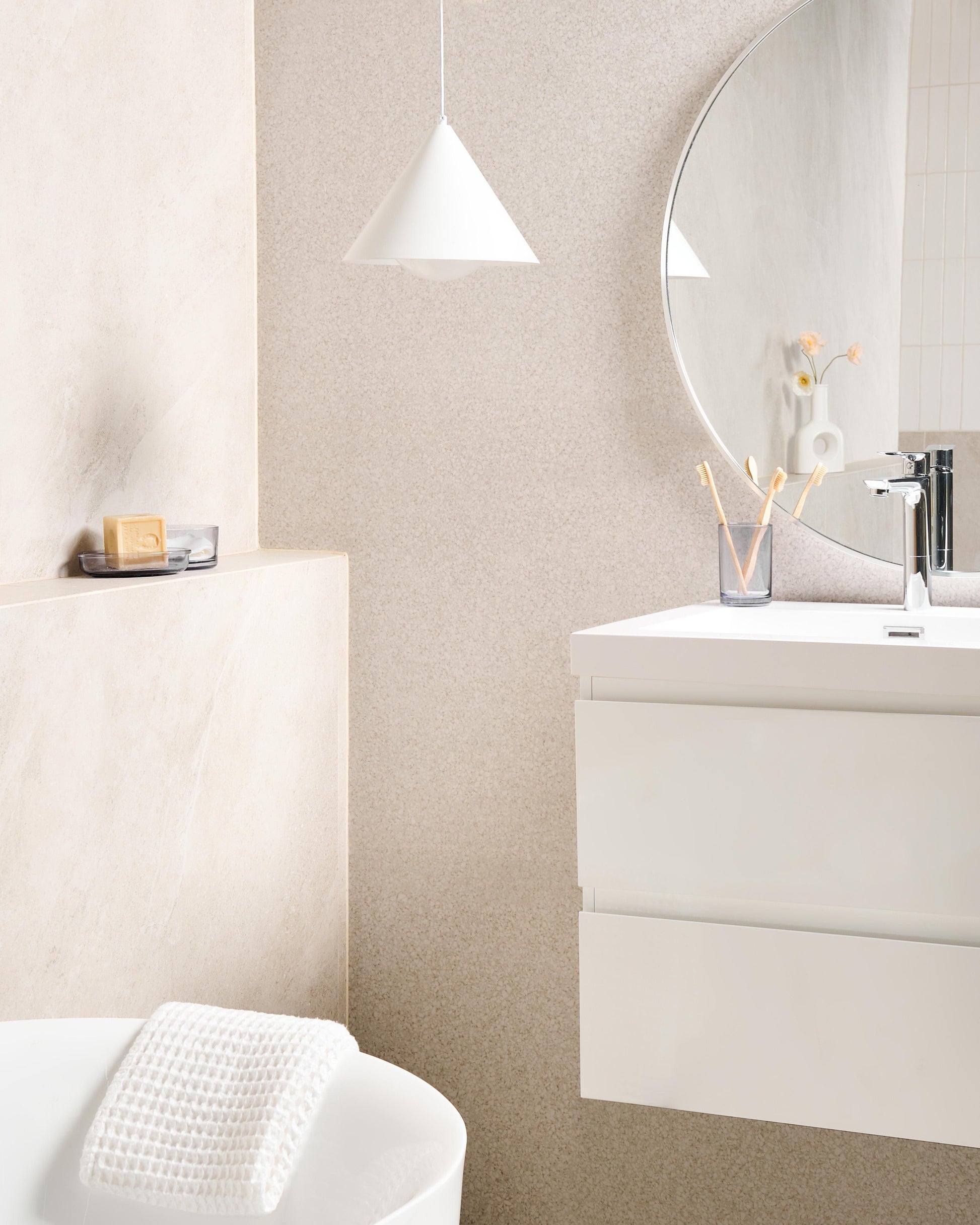  Pendant Lamp LEYRE Metal White
