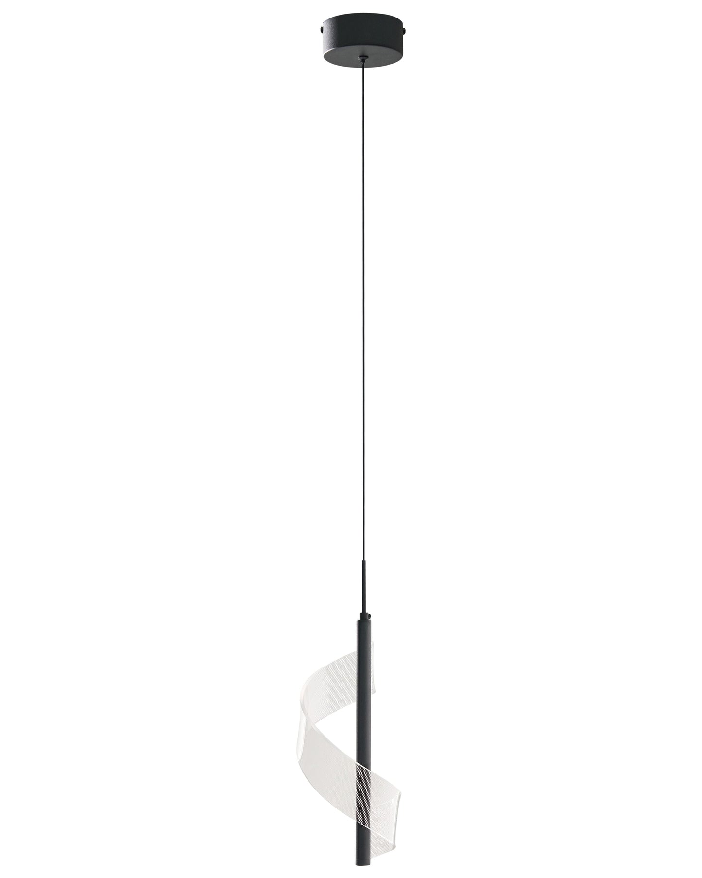  LED Pendant Lamp SARELA Metal Black
