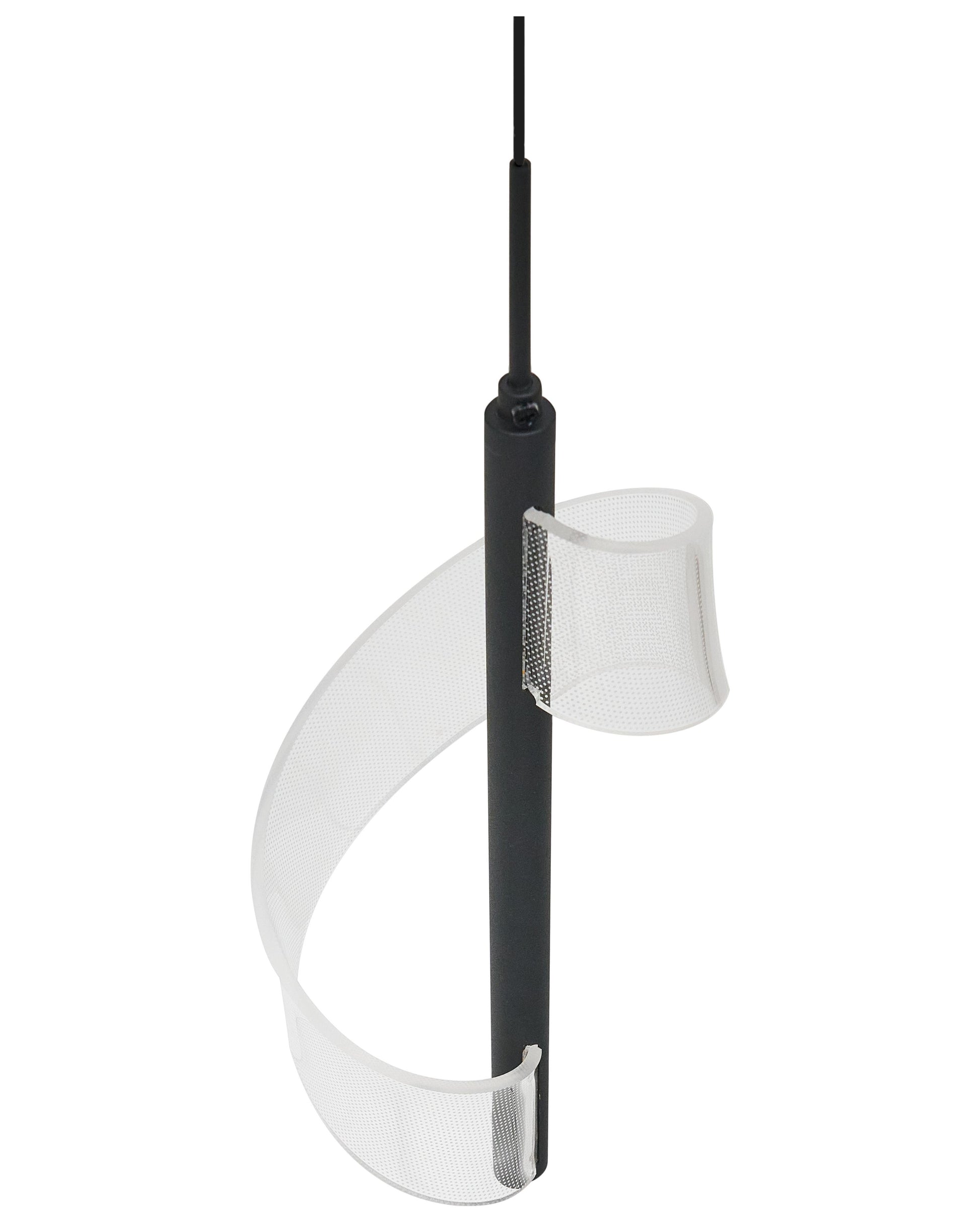  LED Pendant Lamp SARELA Metal Black