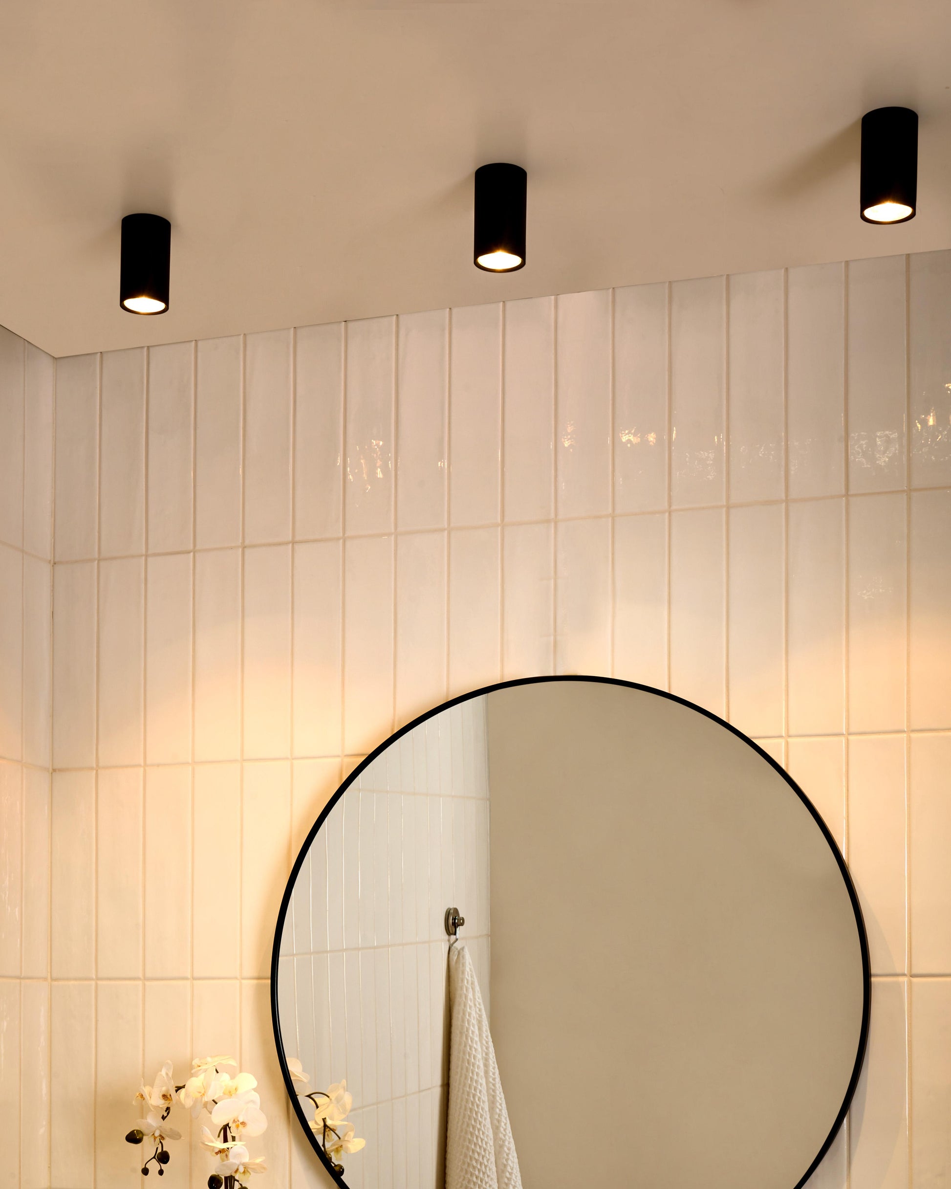  LED Ceiling Lamp BARCALA Metal Black