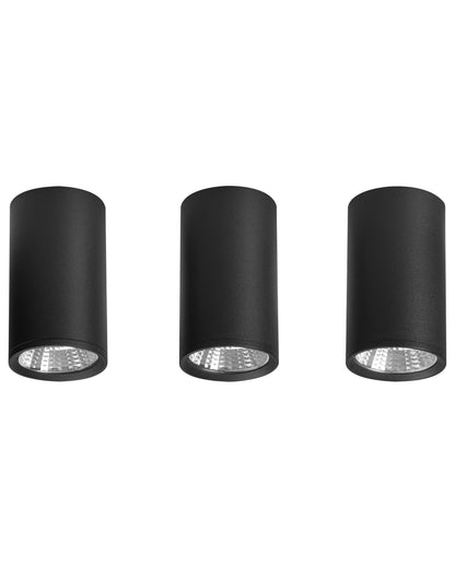  LED Ceiling Lamp BARCALA Metal Black