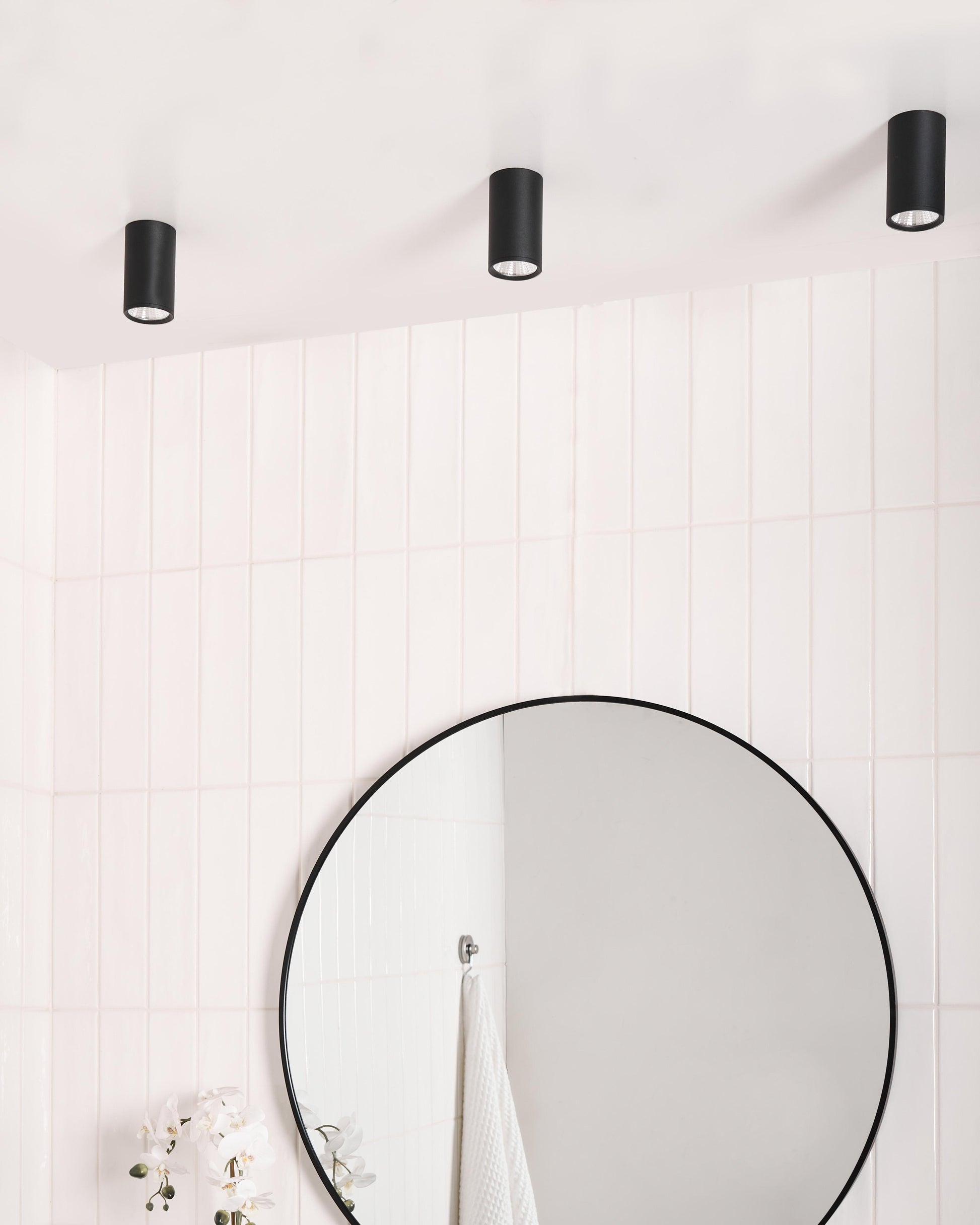  LED Ceiling Lamp BARCALA Metal Black