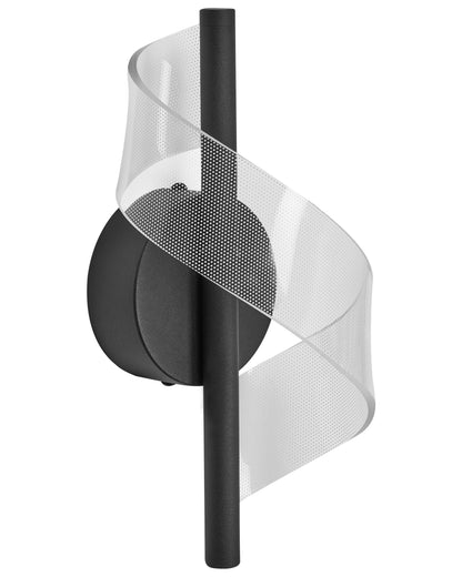  LED Wall Lamp SARELA Metal Black
