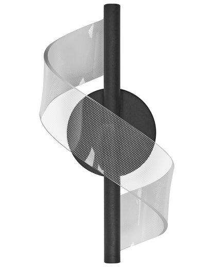  LED Wall Lamp SARELA Metal Black