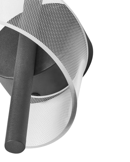  LED Wall Lamp SARELA Metal Black