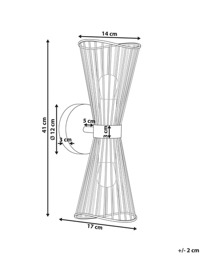  Wall Lamp PARADA Metal Black