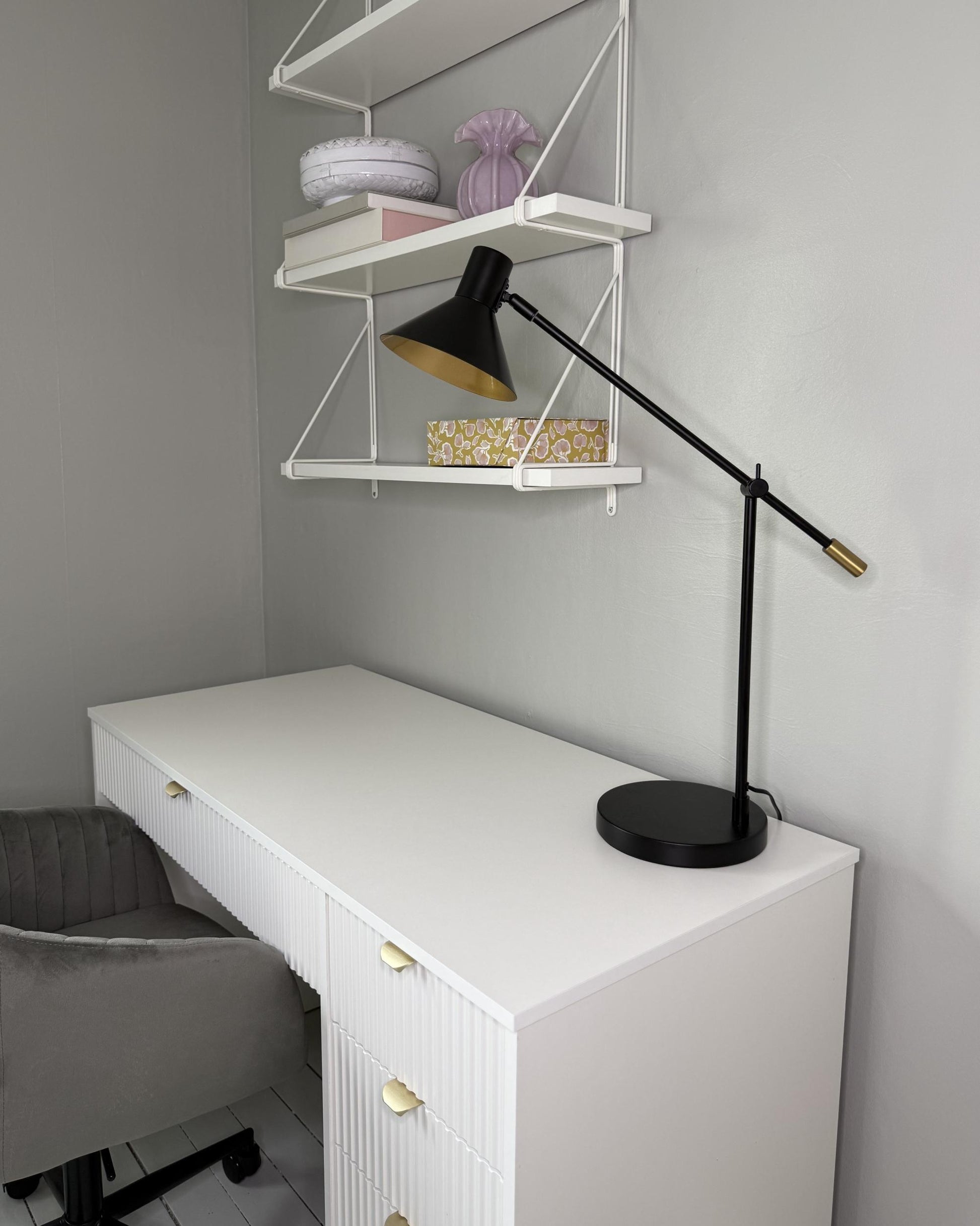 Desk Lamp PINKEEN Metal Black