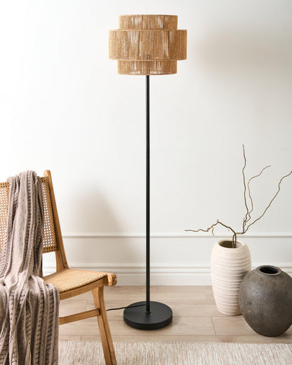  Floor Lamp WOKIRO Paper Cord Natural