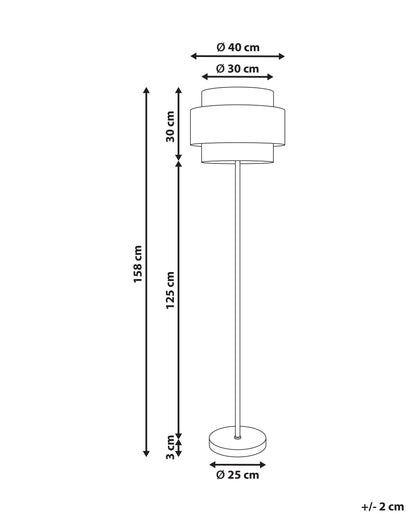  Floor Lamp WOKIRO Paper Cord Natural
