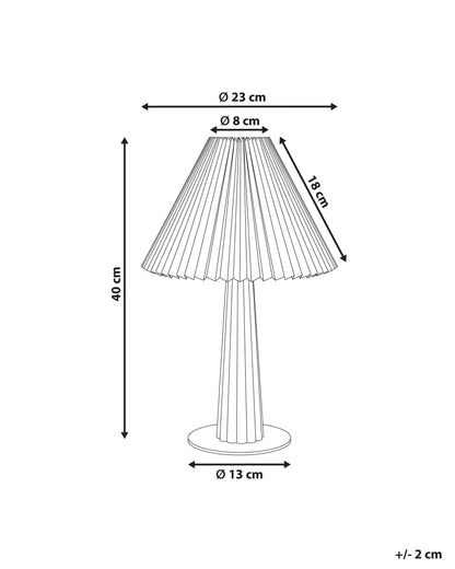  Table Lamp ALIGIDE Wood Natural