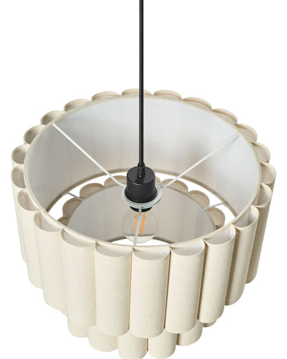  Pendant Lamp BELESSA Linen Light Beige