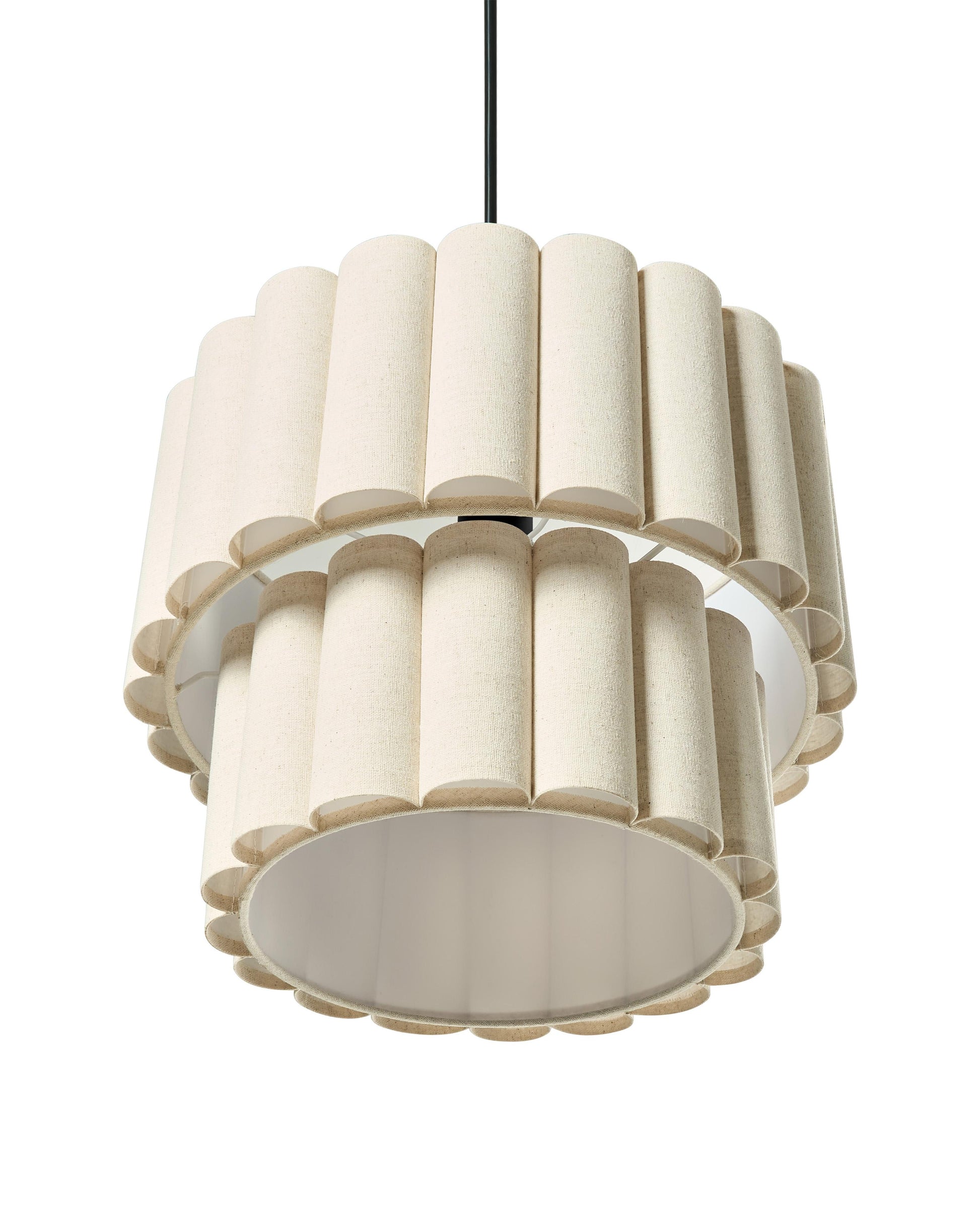  Pendant Lamp BELESSA Linen Light Beige