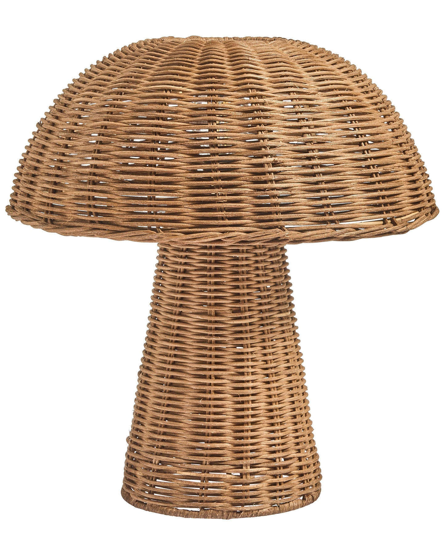  Table Lamp Mushroom ALERO Rattan Natural