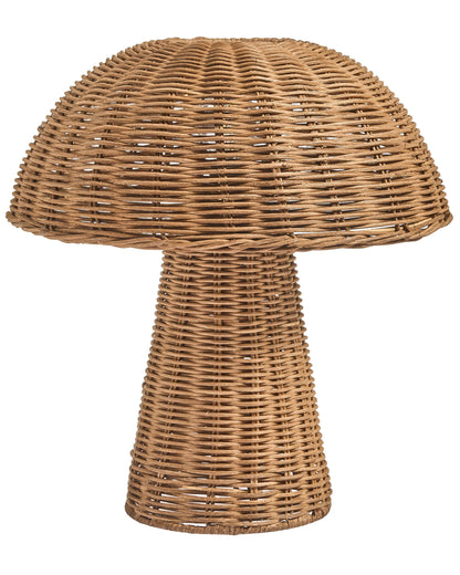  Table Lamp Mushroom ALERO Rattan Natural