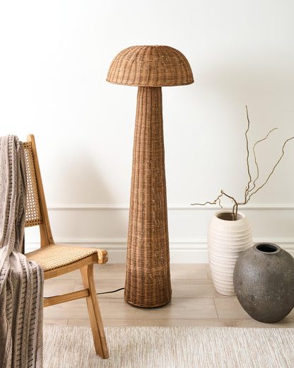  Floor Lamp ALERO Rattan Natural