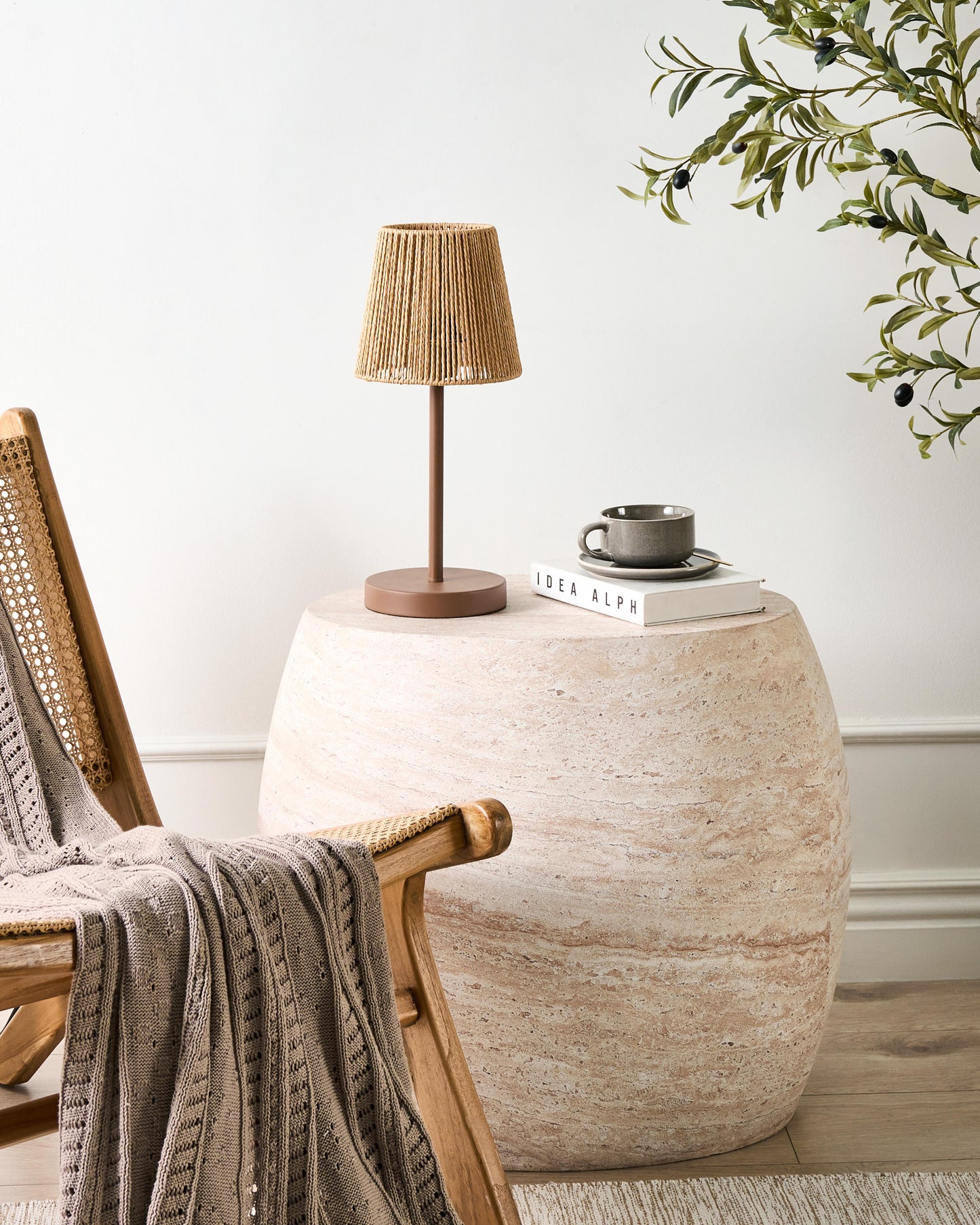  Table Lamp HANGER Metal Brown