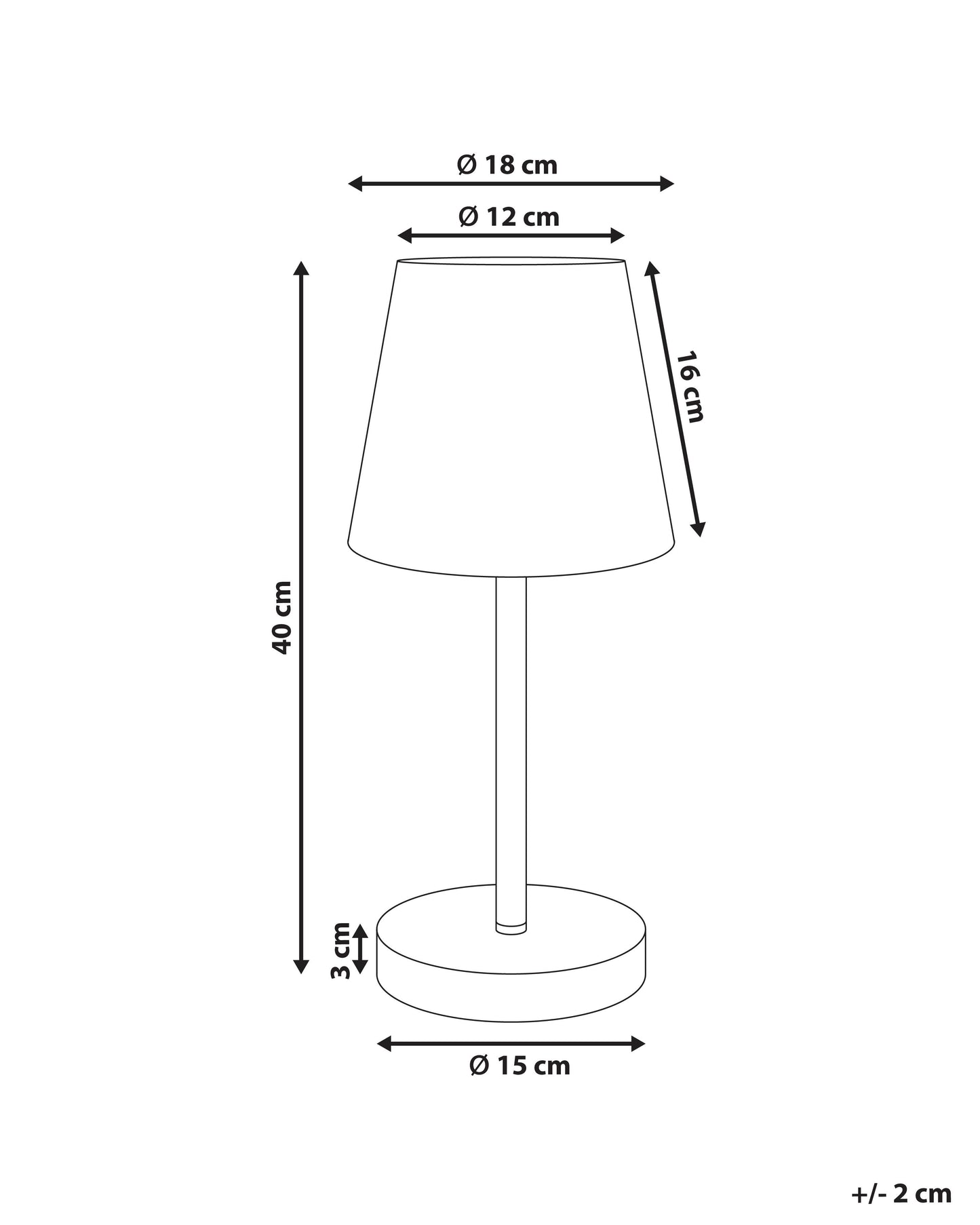  Table Lamp HANGER Metal Brown