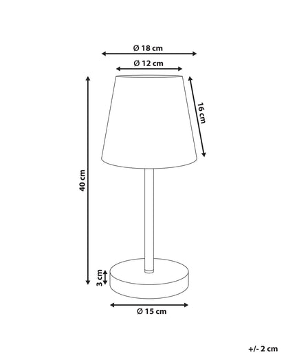  Table Lamp HANGER Metal Brown