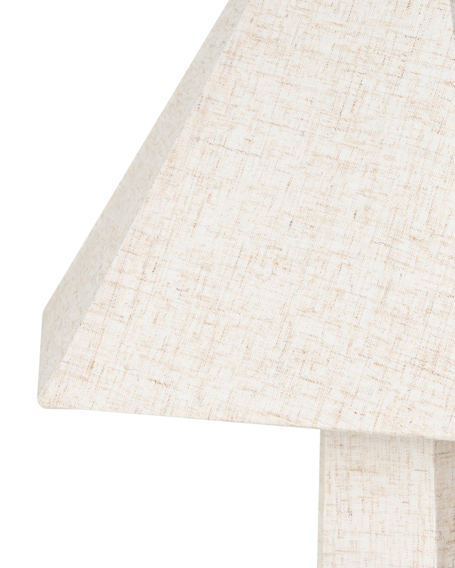  Floor Lamp DEMBI Faux Linen Light Beige