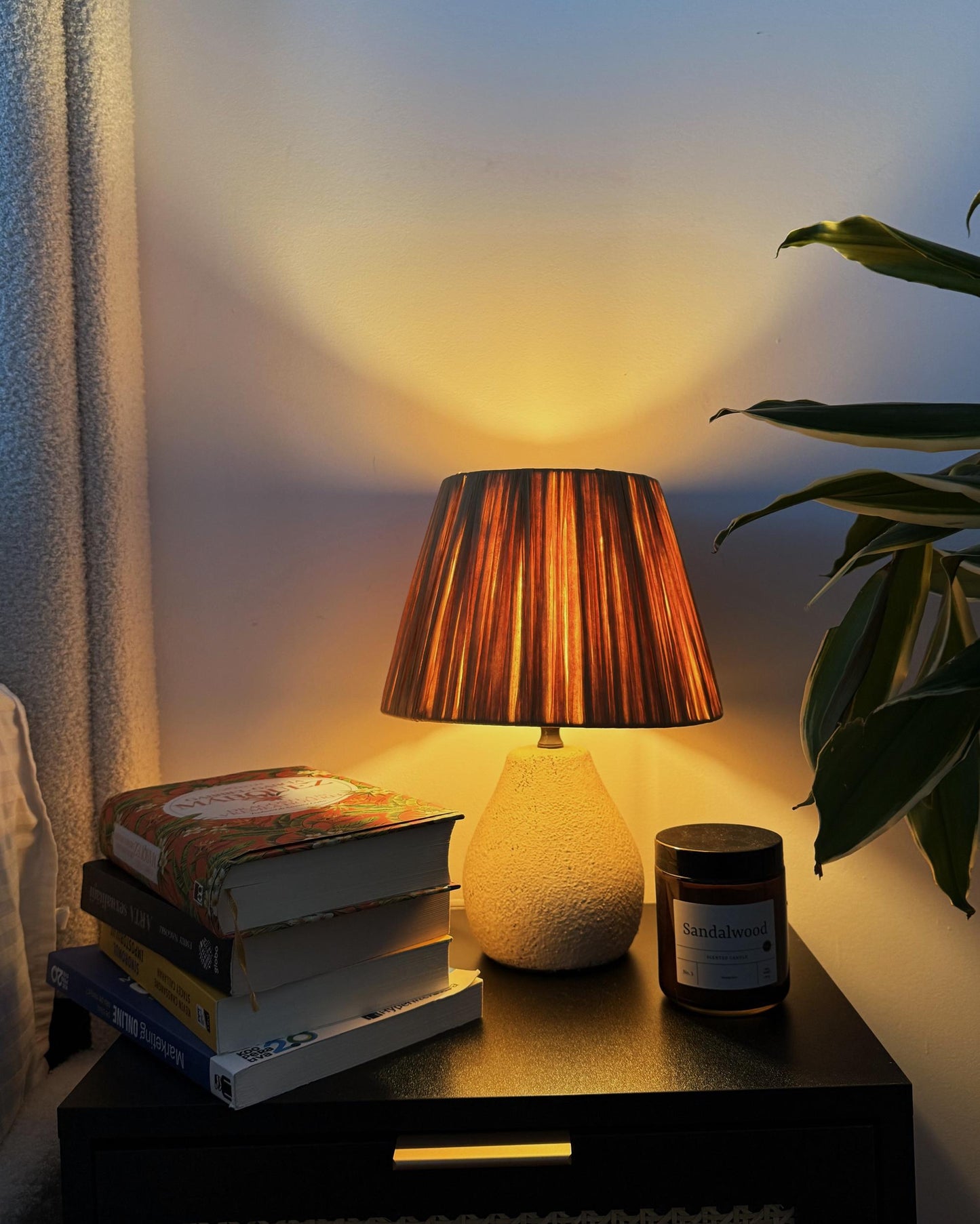  Set Of 2 Table Lamps ARWADITO Ceramic Off-White