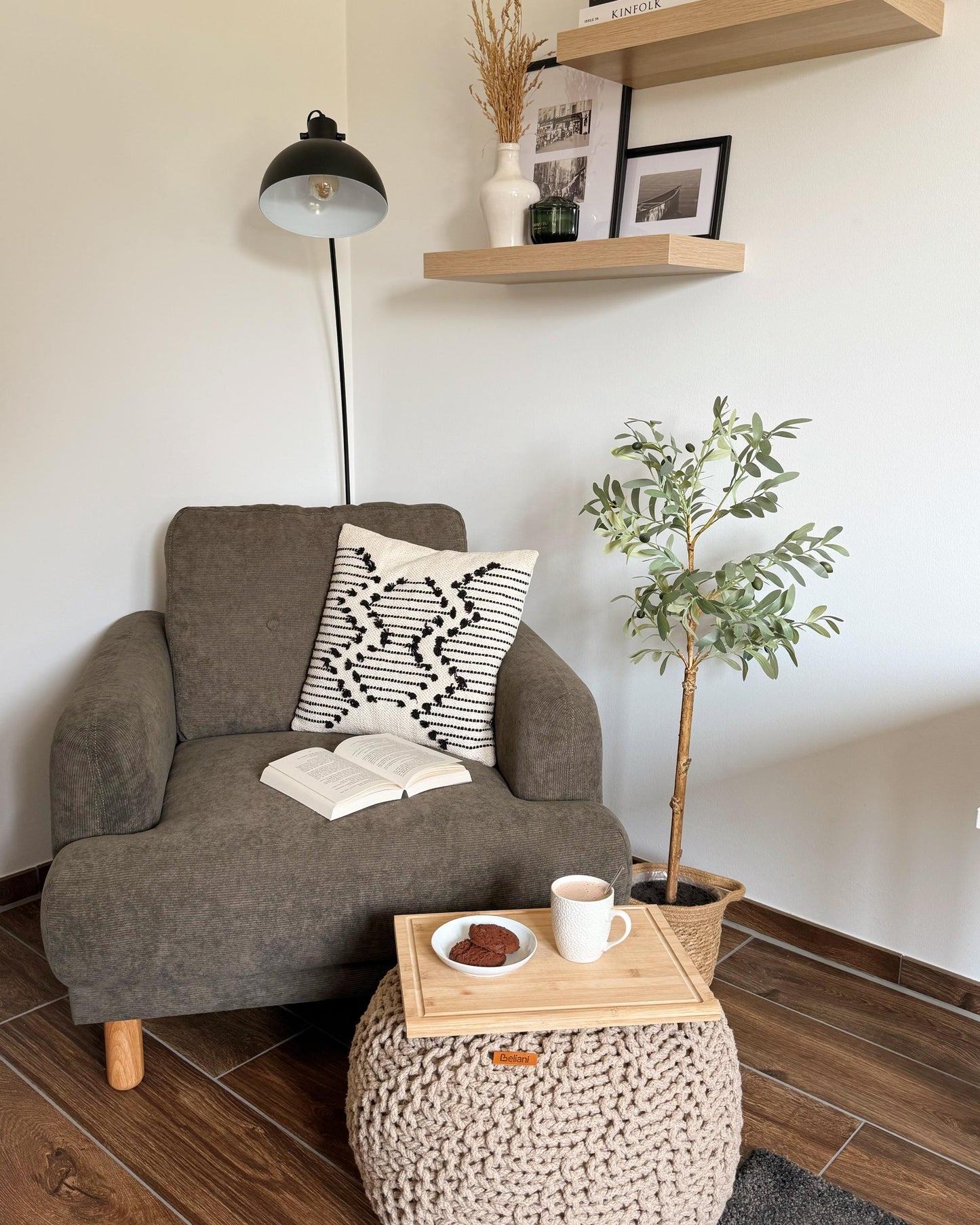  Floor Lamp DINTEL Metal Black