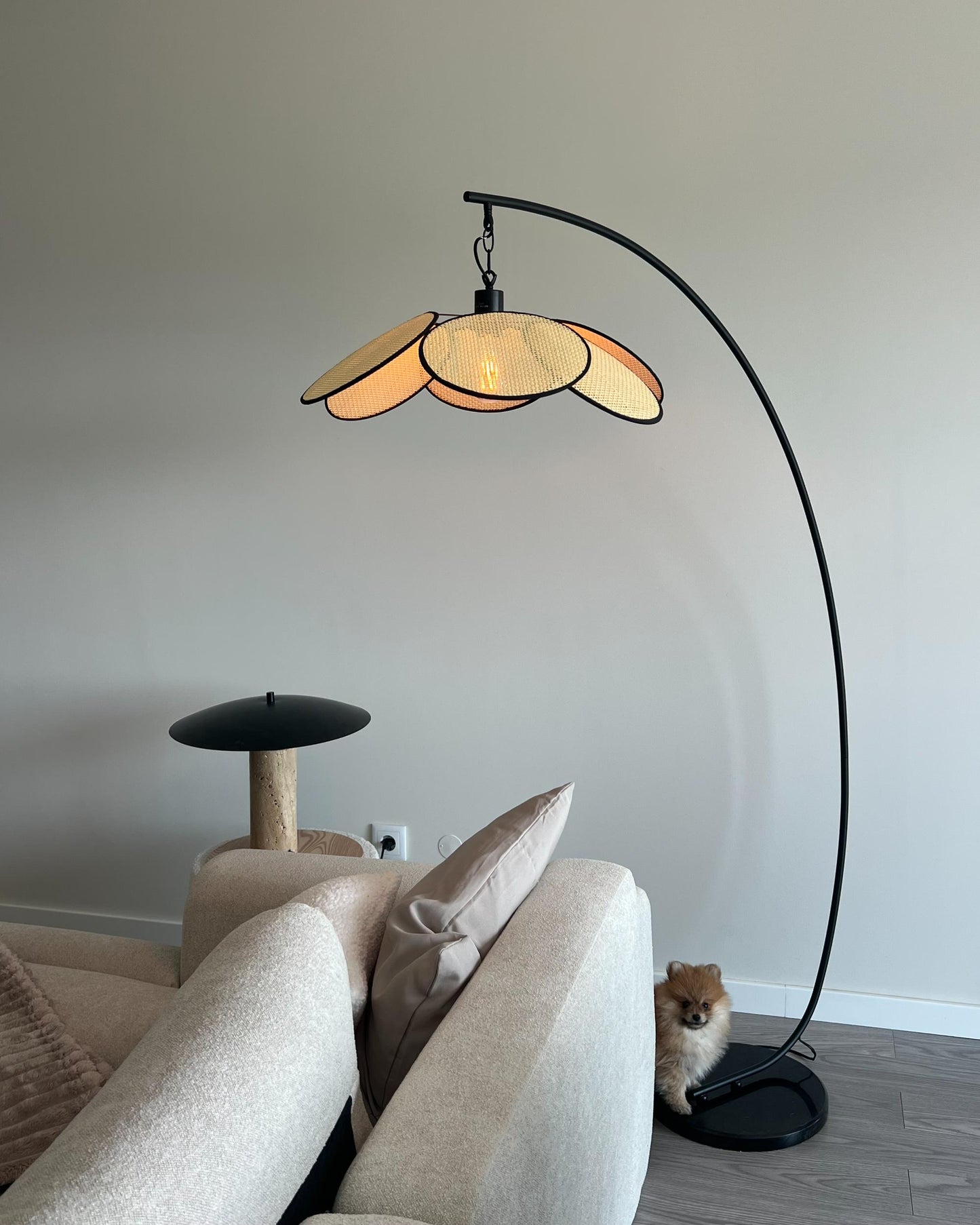  Floor Lamp MERRICA Metal Black