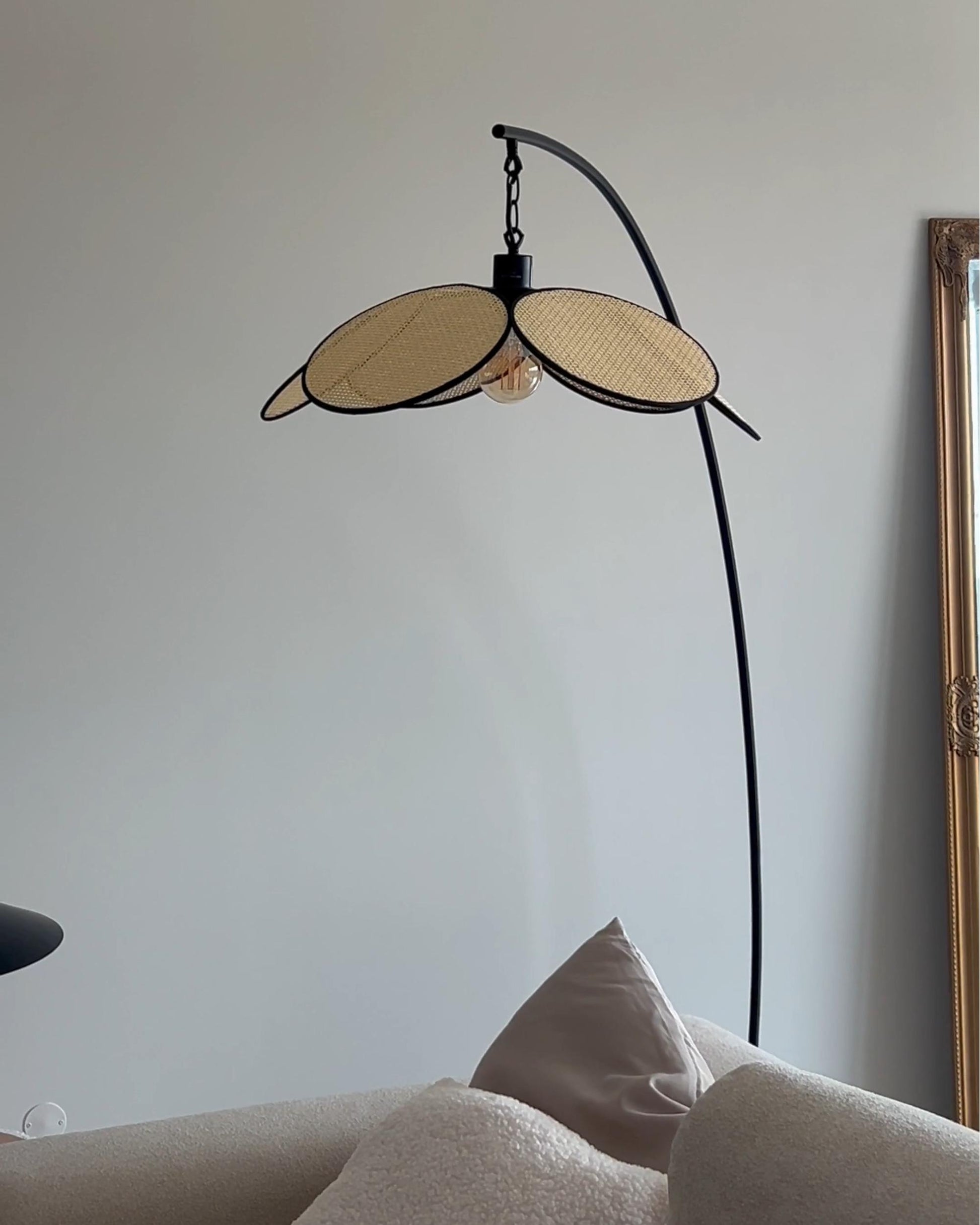  Floor Lamp MERRICA Metal Black