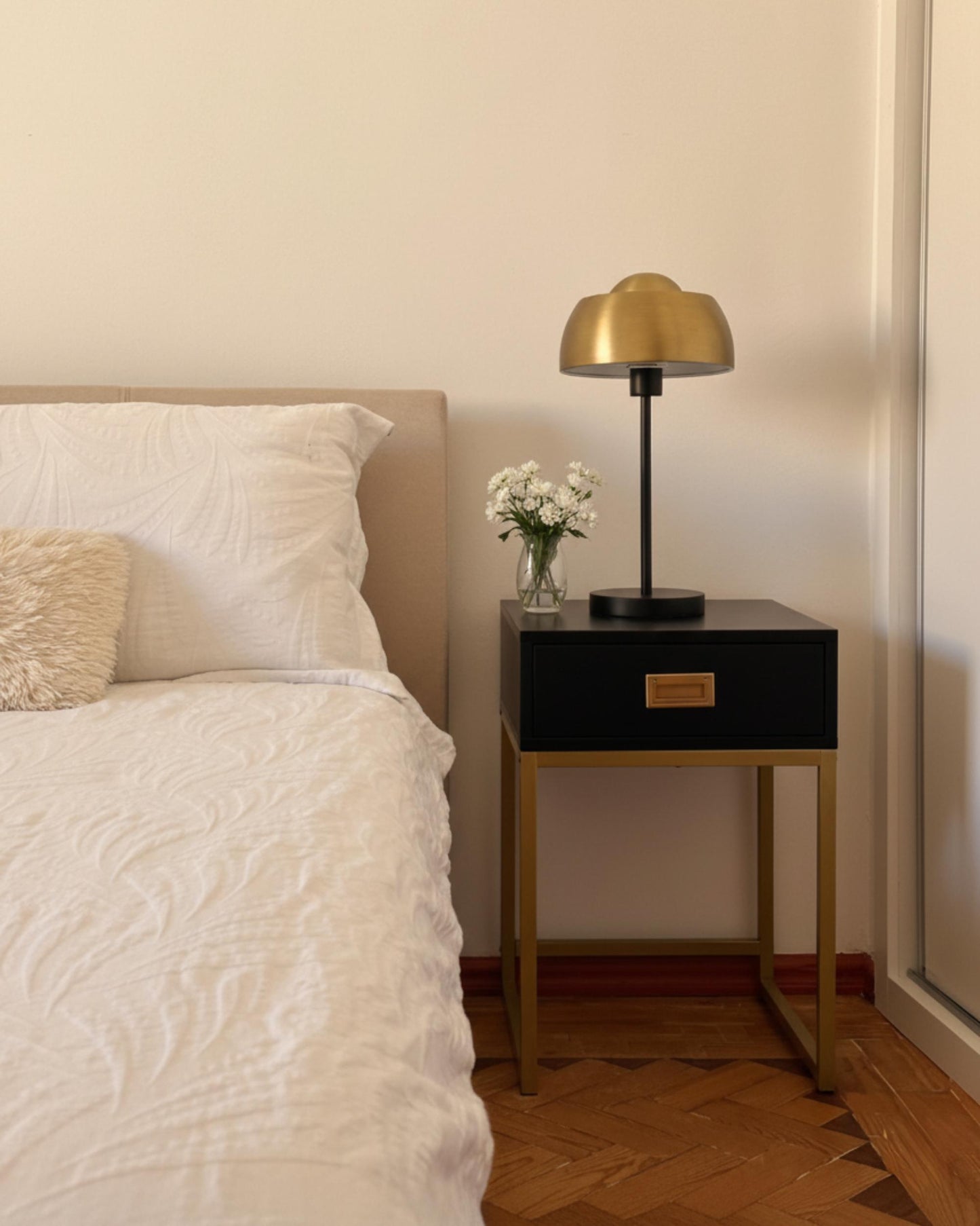  Table Lamp SENETTE Metal Black/ Gold