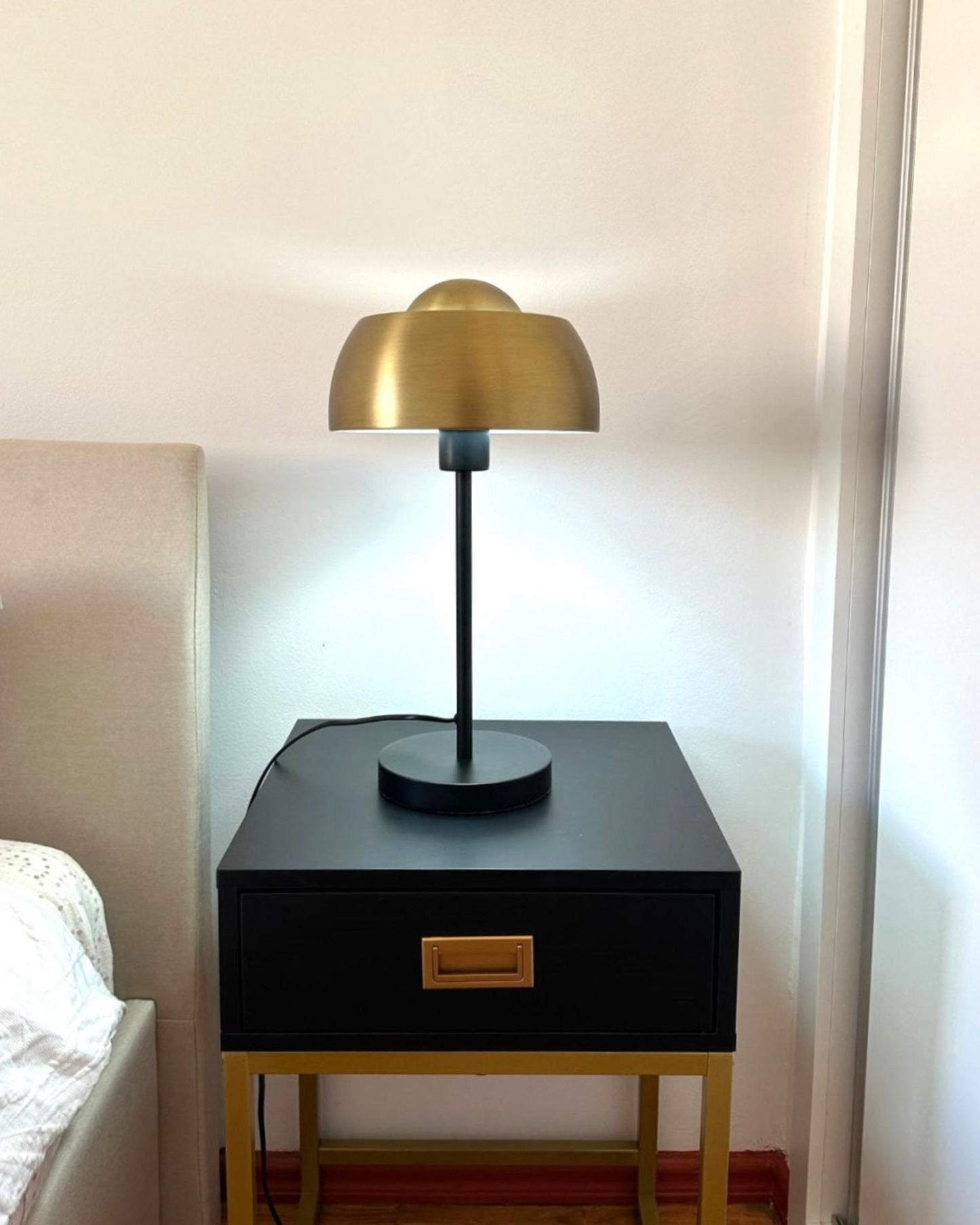  Table Lamp SENETTE Metal Black/ Gold