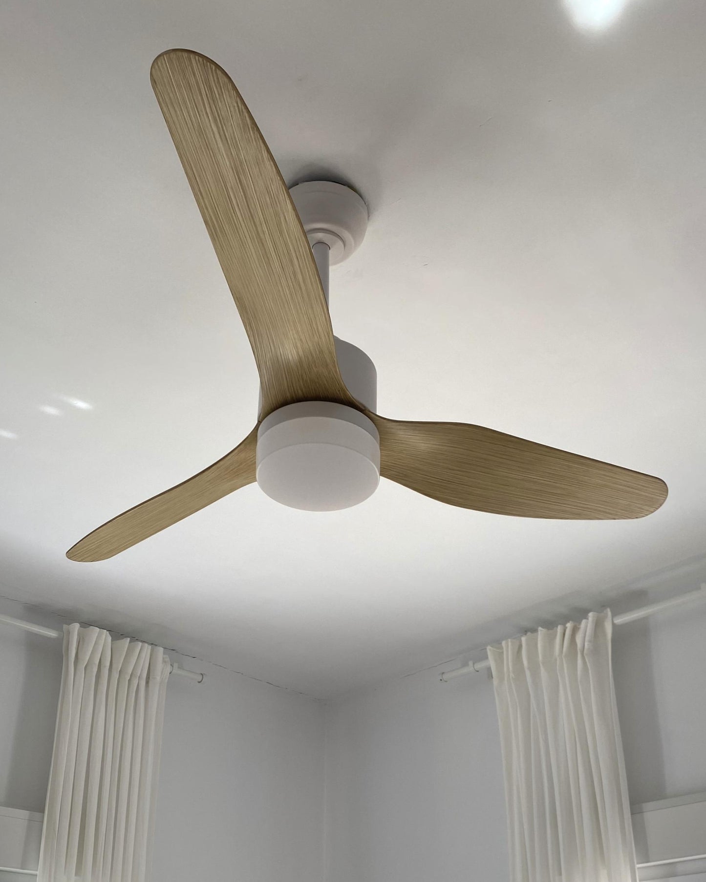  Ceiling Fan With Light ANDERSON With Remote LED Light Brown
