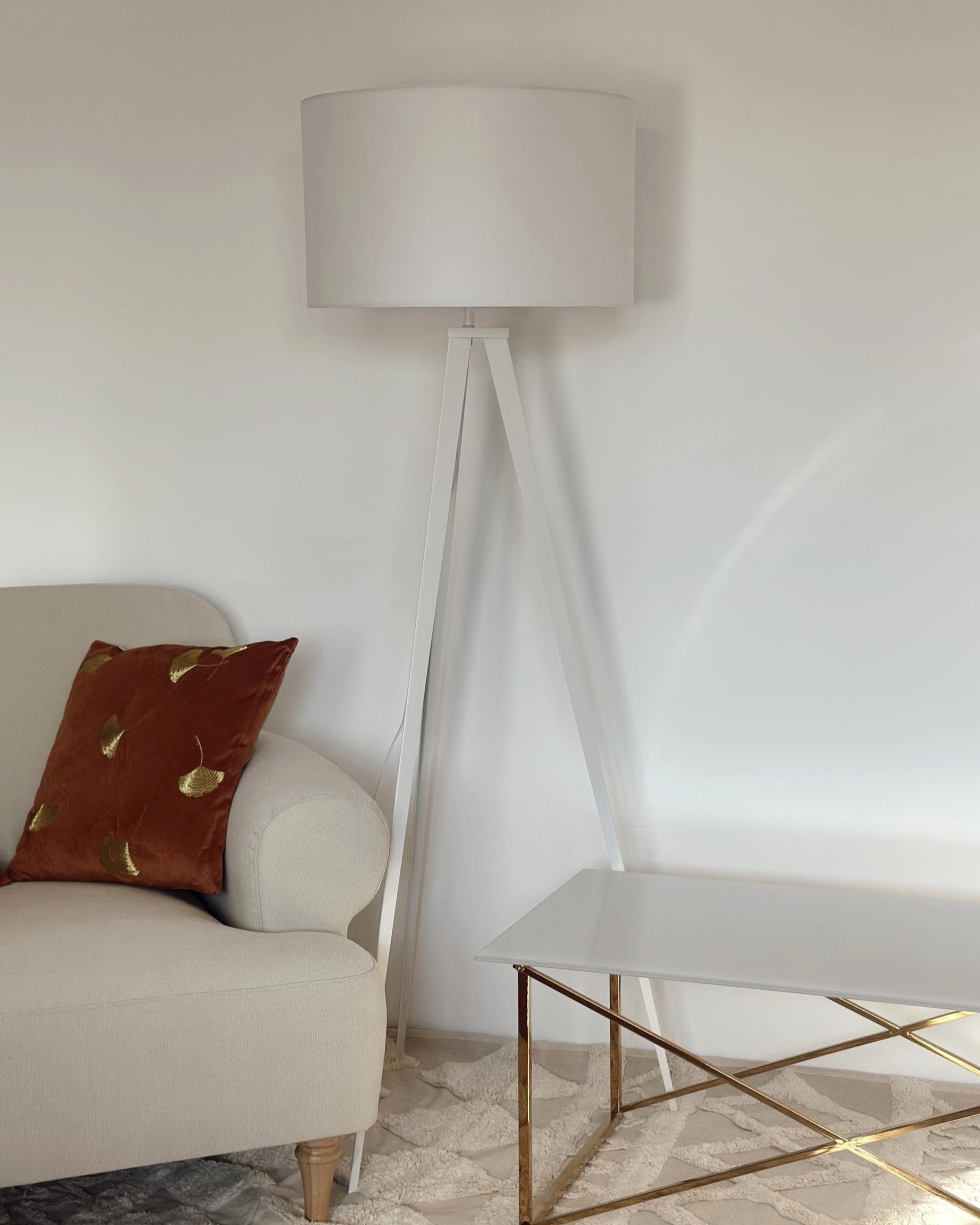  Floor Lamp STILETTO Metal White