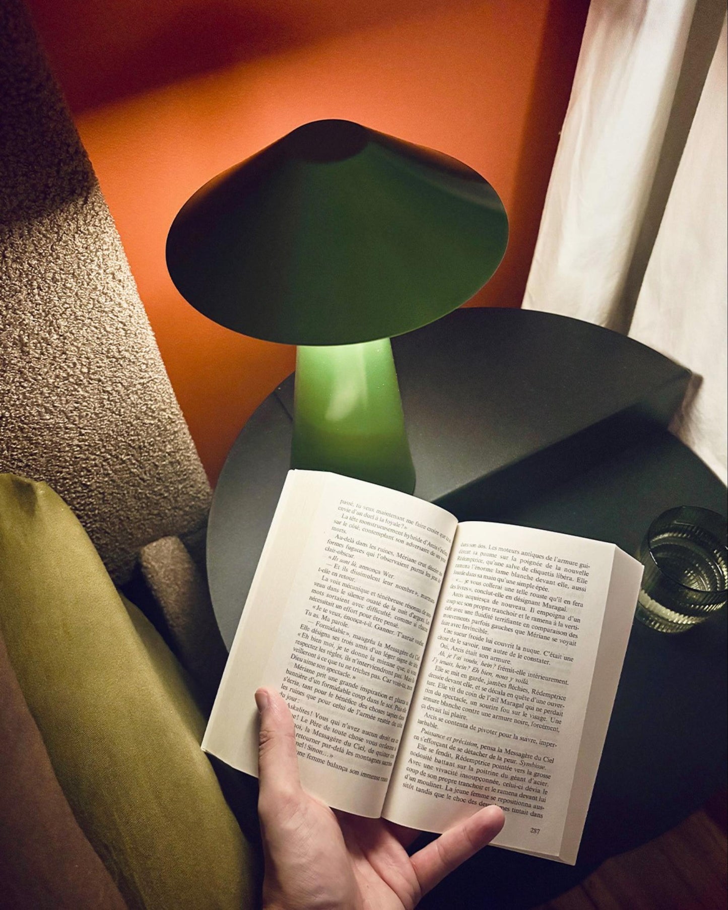  Wireless LED Table Lamp APAYAO With Dimmer Metal Green