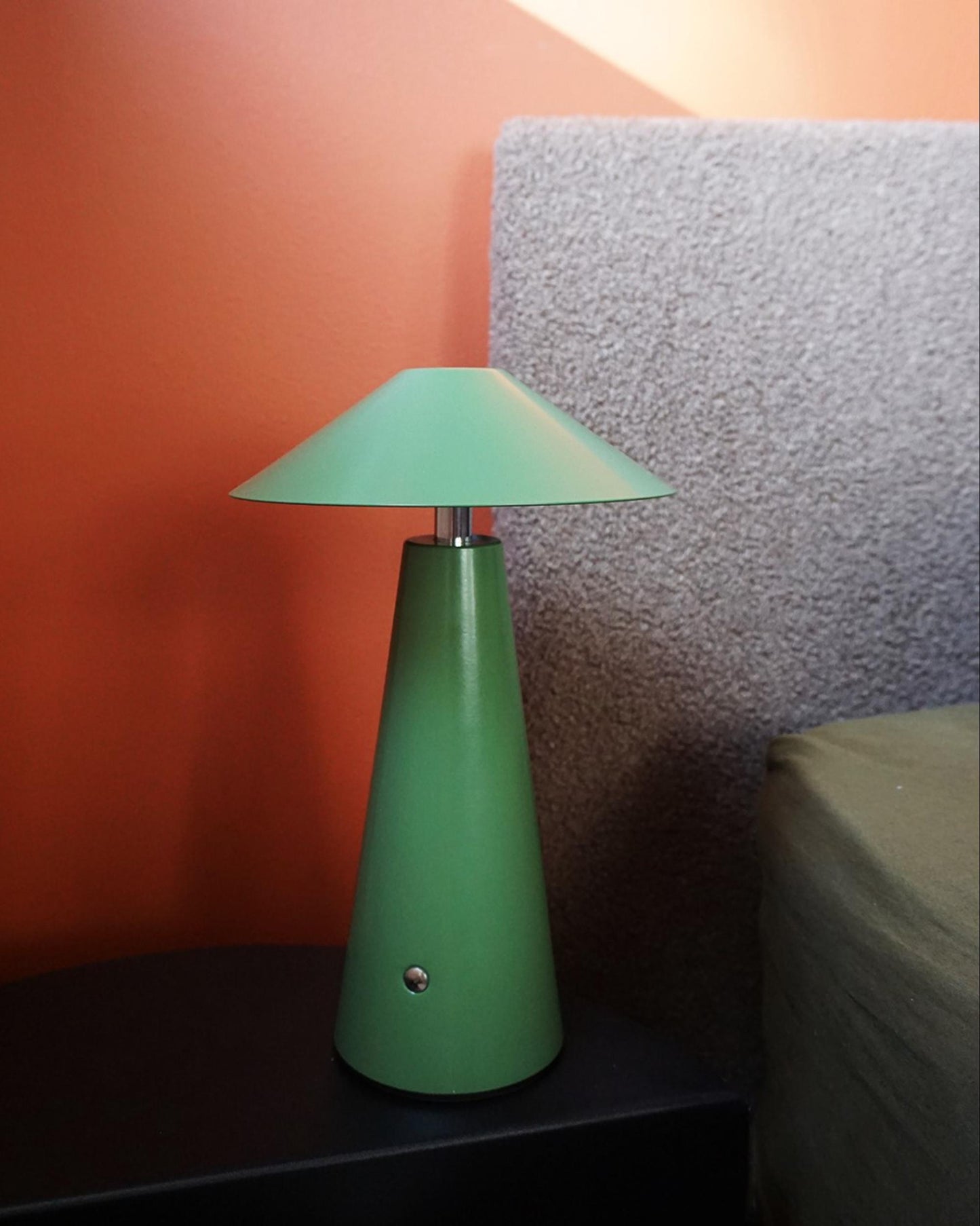  Wireless LED Table Lamp APAYAO With Dimmer Metal Green