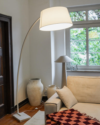  Floor Lamp BENUE Metal White
