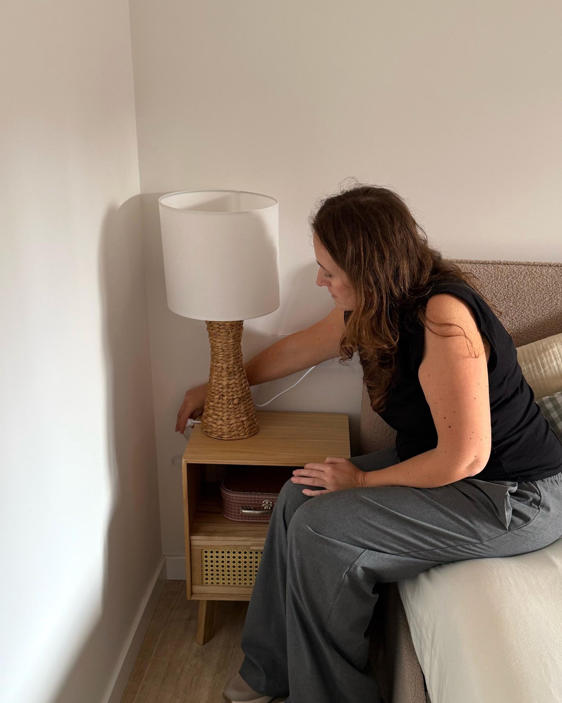  Table Lamp ATRAI Water Hyacinth Natural