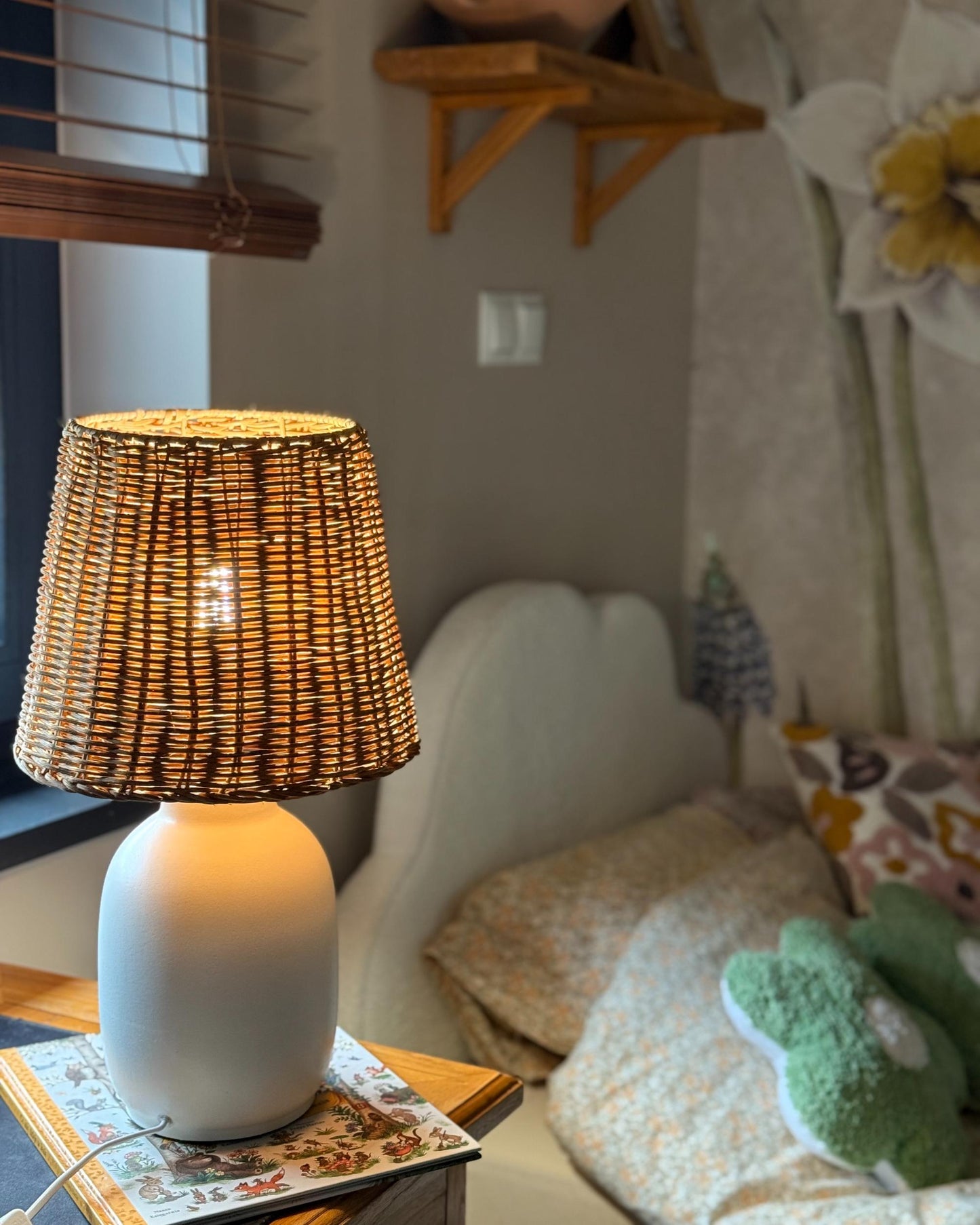  Table Lamp BARTANG Ceramic White