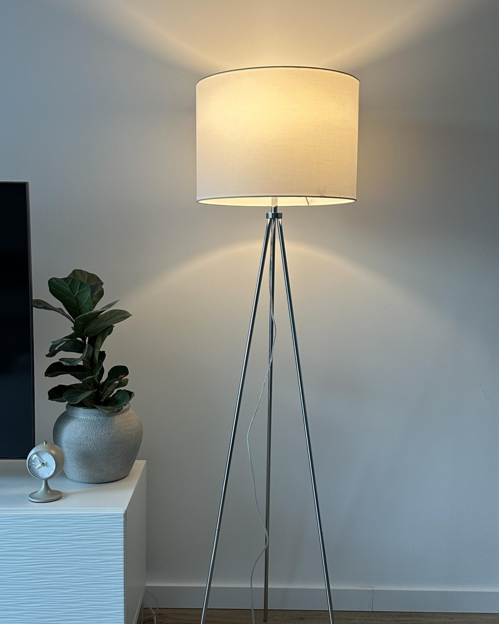  Floor Lamp VISTULA Metal Silver