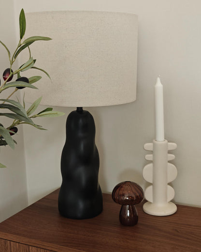  Table Lamp VILAR Ceramic Black