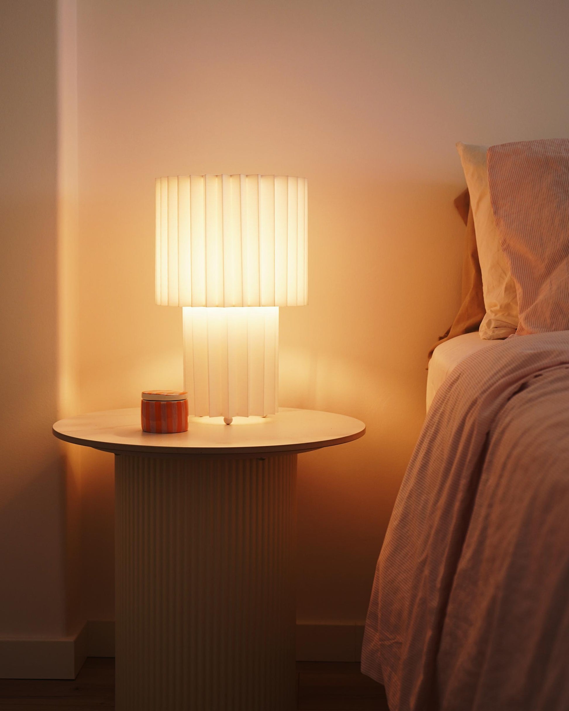  Table Lamp ALFEIOS Linen White