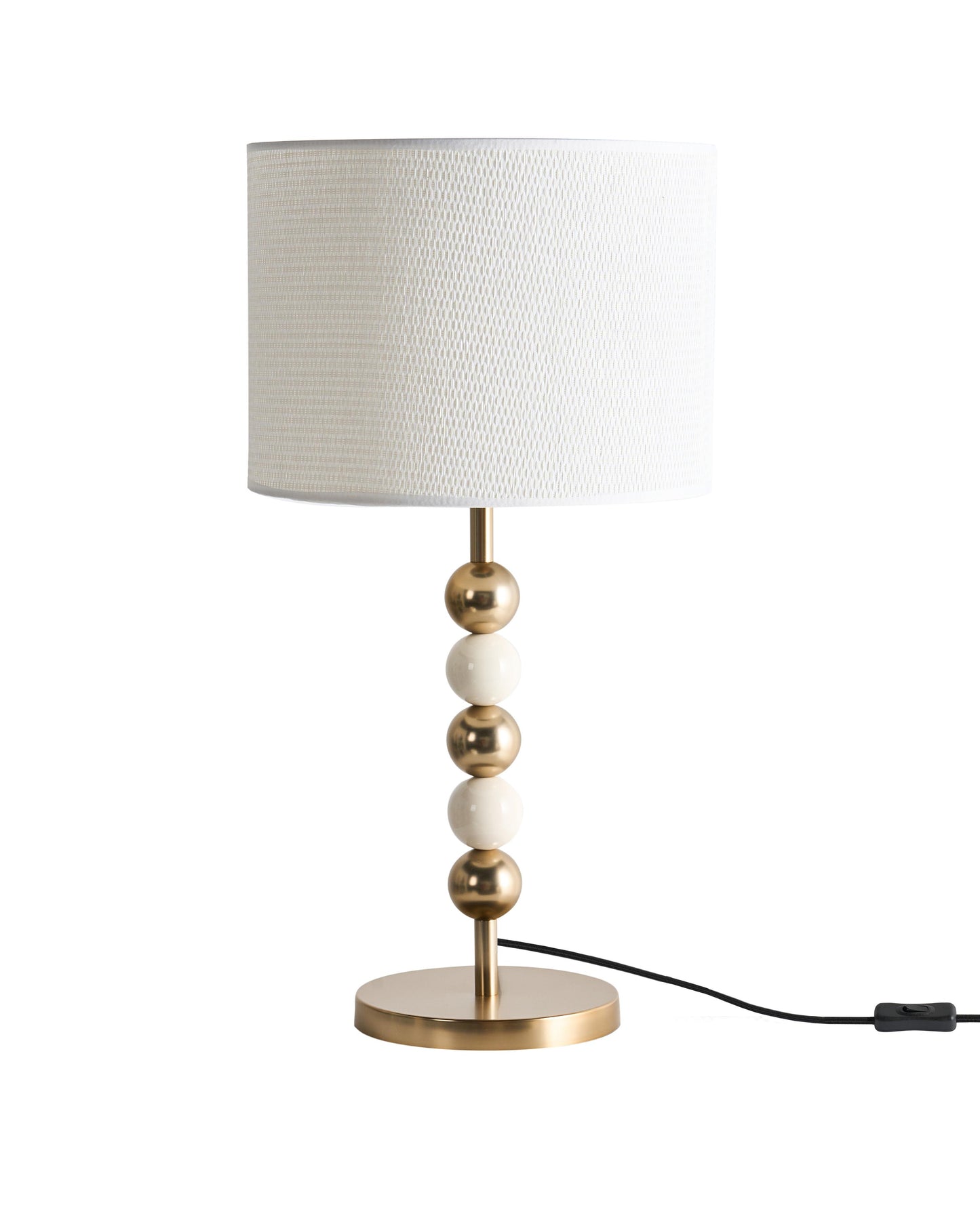  Table Lamp LOKY Metal Brass/Beige