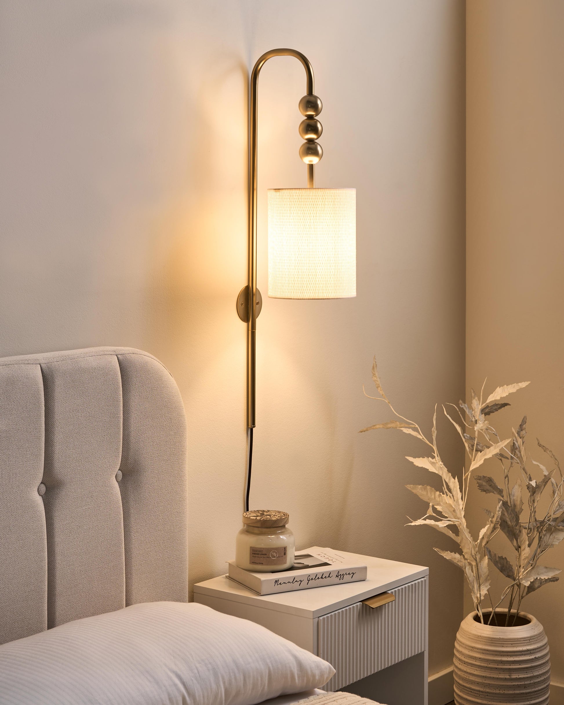  Wall Lamp LOKY Metal Brass